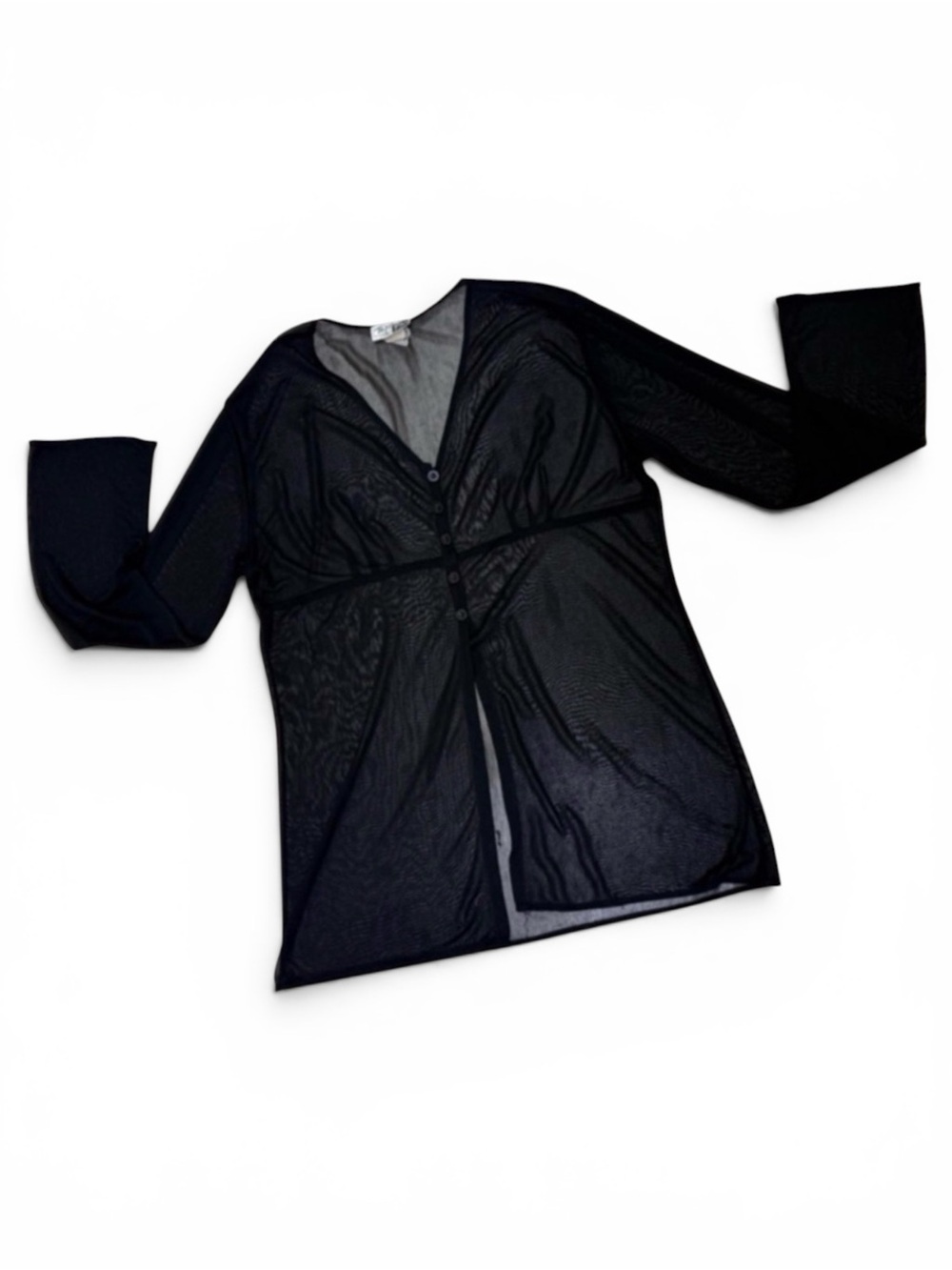 Y2K  Sheer Babydoll Top